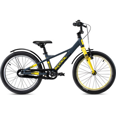 S'COOL XXLITE EVO Aluminium 3S 18" Kids Bike Grey/Yellow 2022 0